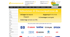 Desktop Screenshot of discountpatroner.dk